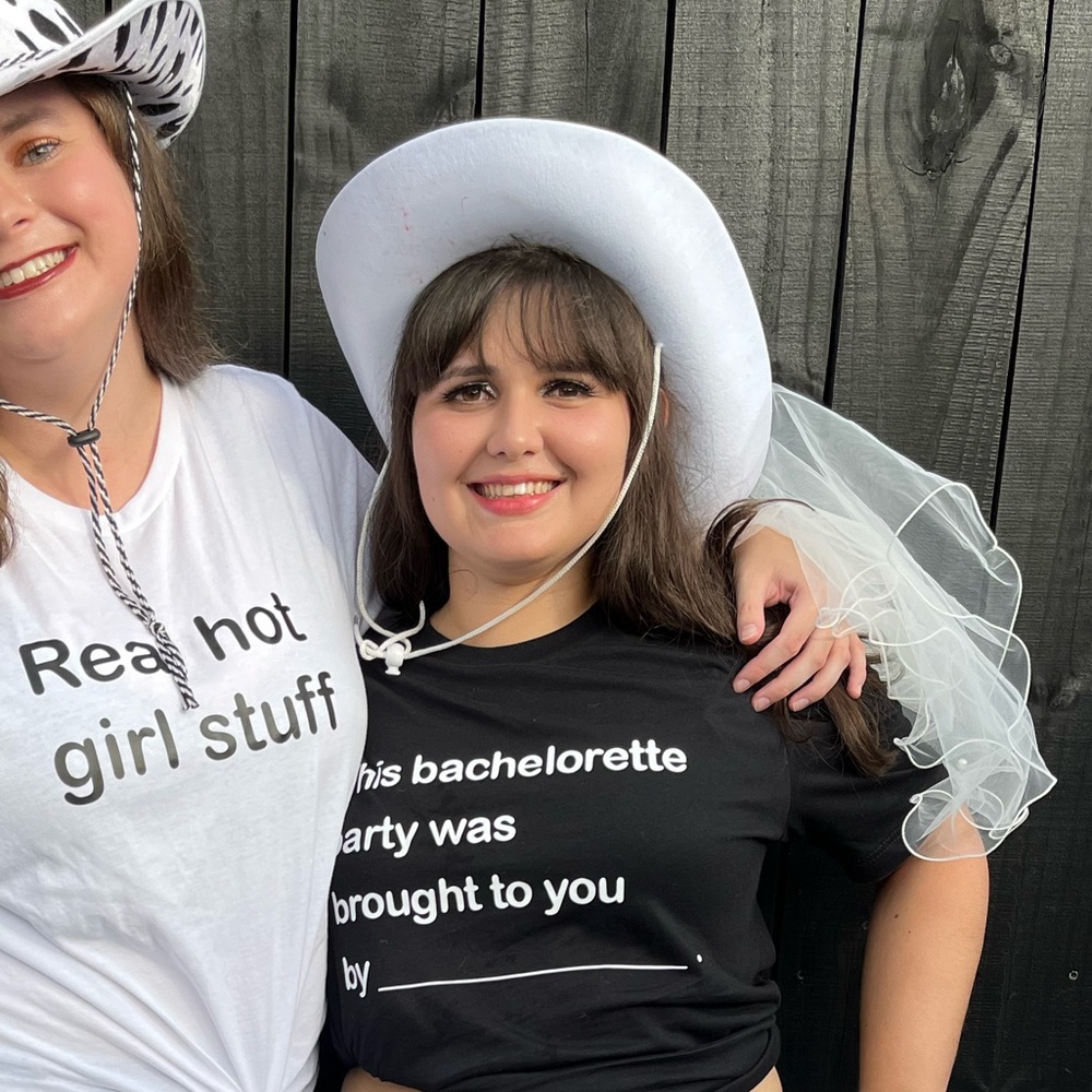 2 Bachelorette shirts for bridesmaids